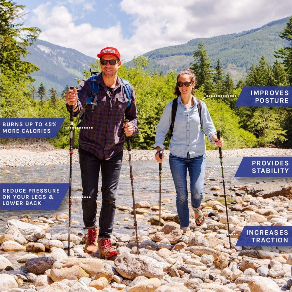 Hiking poles!